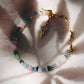 Bracelets - Rainbow Opal & Gold Chain Bracelet - Hau’oli - ke aloha jewelry
