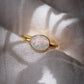 Rings - Rose Cut Fire Opal Ring - Kalino - ke aloha jewelry