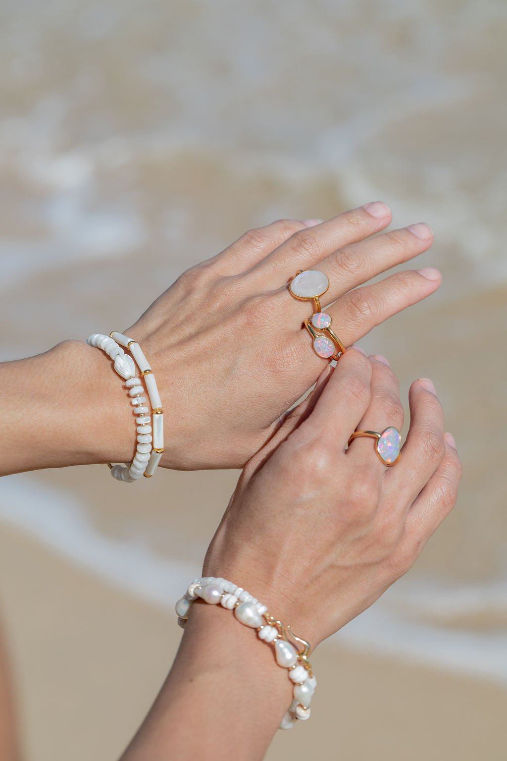 Rings - Rose Cut Fire Opal Ring - Kalino - ke aloha jewelry