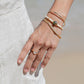 Rings - Rose Cut Rainbow Moonstone Ring - Hokulani - ke aloha jewelry
