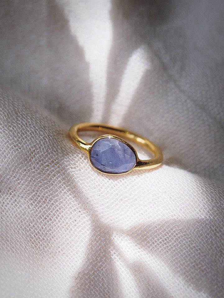 Rings - Rose Cut Tanzanite Ring - Maka'alohi - ke aloha jewelry