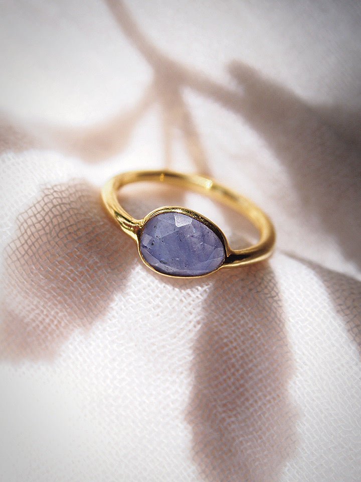 Rings - Rose Cut Tanzanite Ring - Maka'alohi - ke aloha jewelry