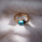 Rings - Rose Cut Turquoise Ring - Malu - ke aloha jewelry