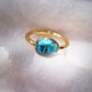 Rings - Rose Cut Turquoise Ring - Malu - ke aloha jewelry
