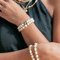 Stretchy Mother of Pearl Pikake Bracelet - Anela