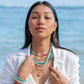 Sale - Peruvian Blue Opal Brown Moonstone Necklace - Kekepania