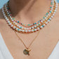 Rainbow Opal and Pearl Necklace - Makalani