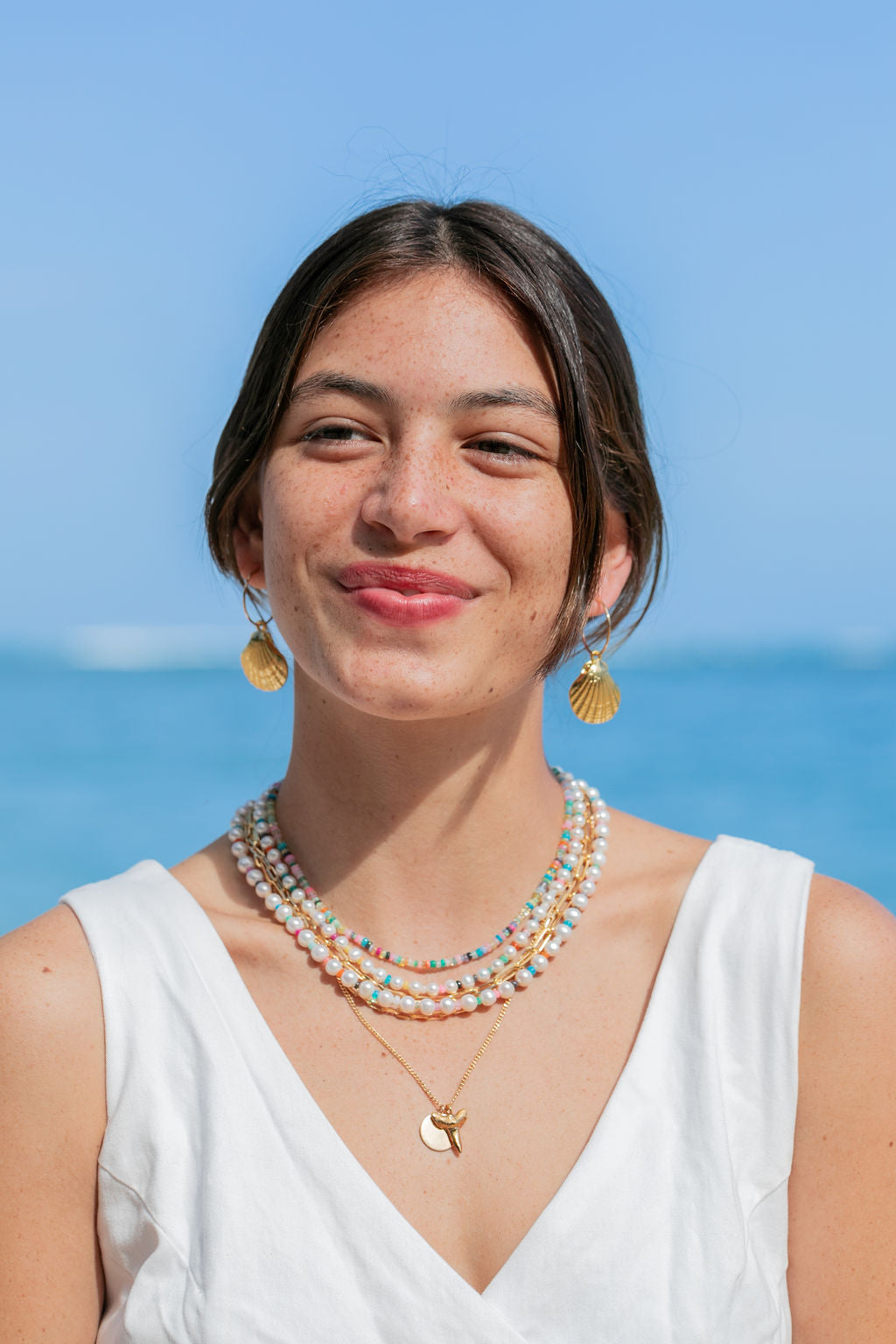 Sale - Rainbow Mixed Opal Necklace - Kalei