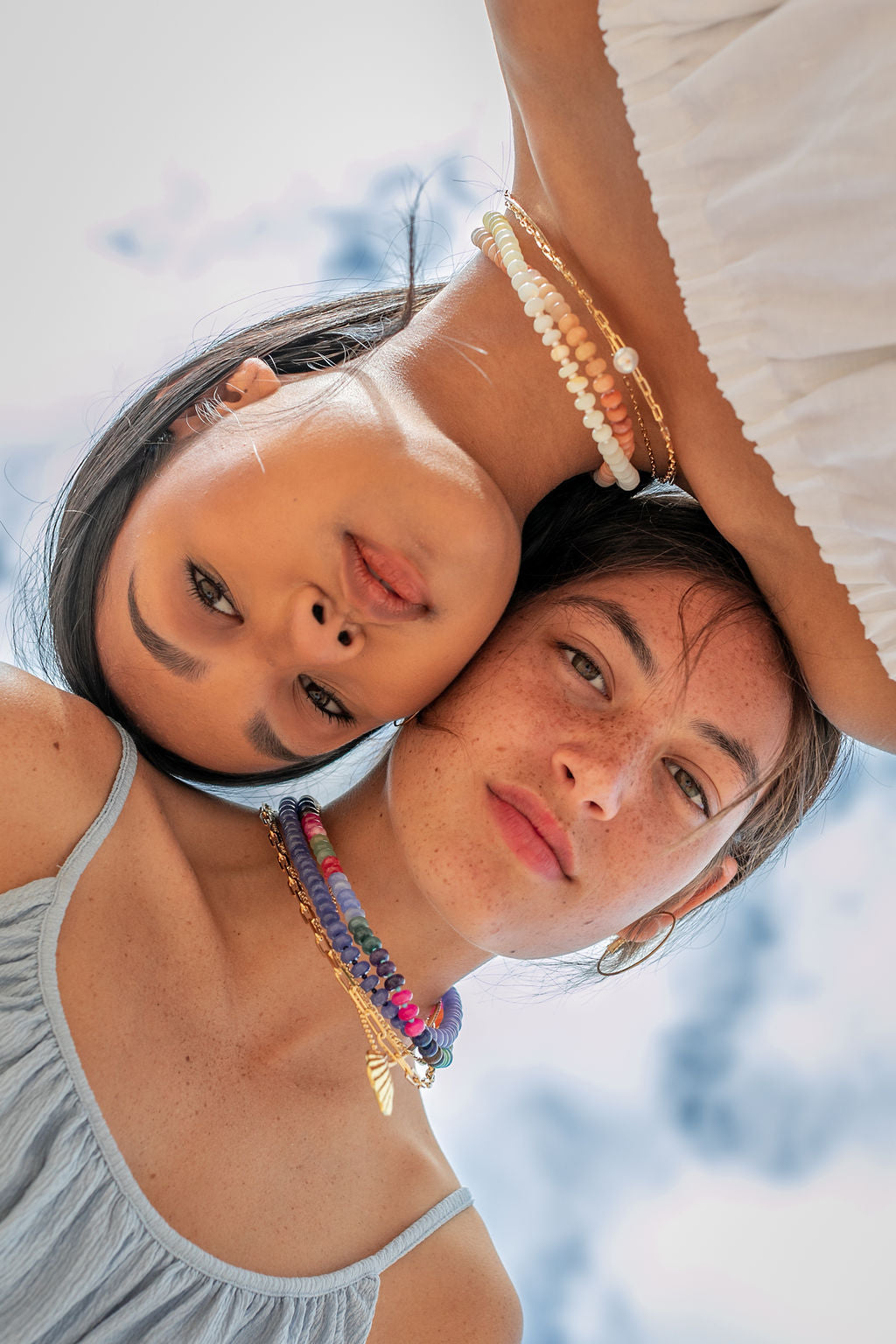 Sale - Peach Ombre Gemstone Necklace - Ho'olaua'e