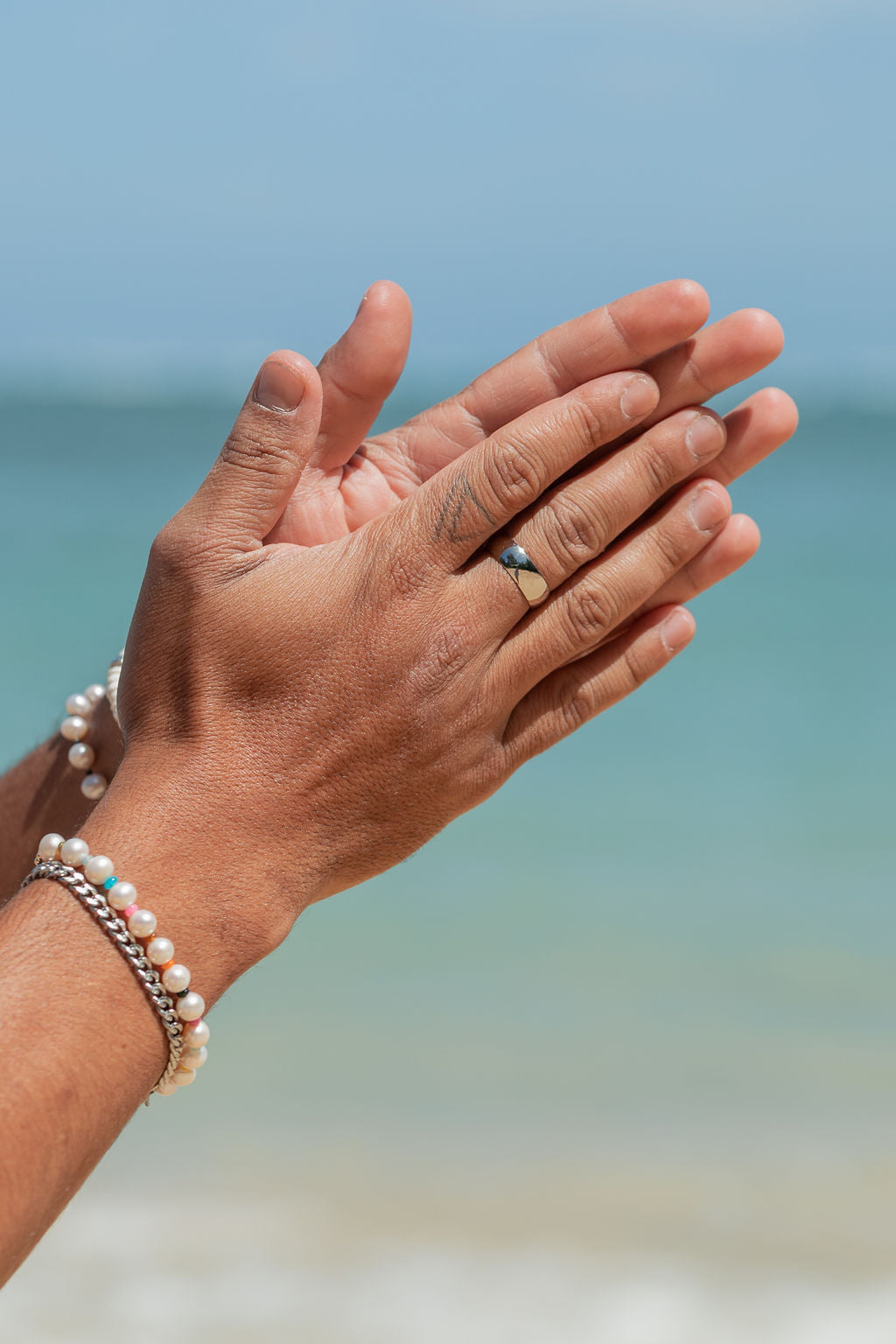 Sale - Rainbow Opal and Pearl Bracelet - Makalani