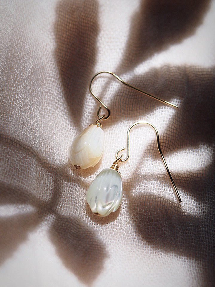 Earrings - Simple Pikake Earrings - Kamakana - ke aloha jewelry