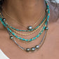 Gold Necklace - Single Floating Tahitian Pearl Necklace - Miliani - ke aloha jewelry