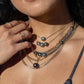 Gold Necklace - Single Floating Tahitian Pearl Necklace - Miliani - ke aloha jewelry