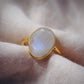 Rings - Statement Rainbow Moonstone Ring - Kekoa - ke aloha jewelry