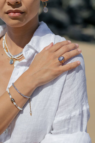 Rings - Statement Tanzanite Ring - Kila - ke aloha jewelry