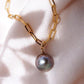 Gold Necklace - Tahitian Pearl Necklace - Moani - ke aloha jewelry