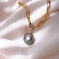 Gold Necklace - Tahitian Pearl Necklace - Moani - ke aloha jewelry