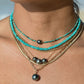 Gold Necklace - Tahitian Pearl Necklace - Moani - ke aloha jewelry