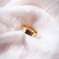 Rings - Thick Gold Flat Band Ring - Haloa - ke aloha jewelry