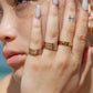 Rings - Thick Gold Flat Band Ring - Haloa - ke aloha jewelry