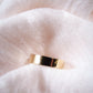 Rings - Thick Gold Flat Band Ring - Haloa - ke aloha jewelry