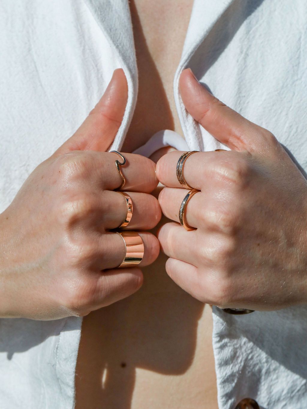 Rings - Thick Wide Gold Ring - Koa - ke aloha jewelry
