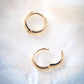 Tiny Gold Huggie Hoop Earrings - Auili'i