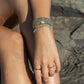 Gold Bracelet - Tiny Turquoise Bracelet - ke aloha jewelry