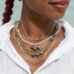 Gold Necklace - Triple Floating Tahitian Pearl Necklace - Mililani - ke aloha jewelry