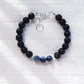 Bracelets - Unisex Men's Lapis Lazuli Lava Bracelet - Keahilani - ke aloha jewelry
