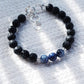 Bracelets - Unisex Men's Lapis Lazuli Lava Bracelet - Keahilani - ke aloha jewelry
