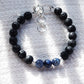 Bracelets - Unisex Men's Lapis Lazuli Lava Bracelet - Keahilani - ke aloha jewelry
