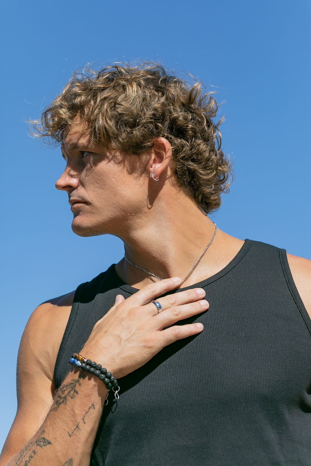 Stainless Steel Necklace - Unisex Men's Stainless Steel Curb Chain - Kahawai - ke aloha jewelry