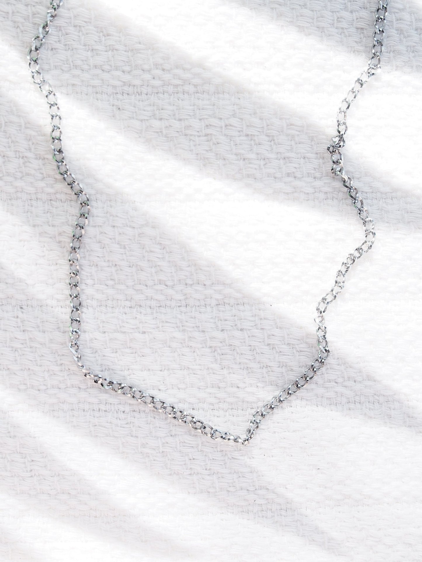 Stainless Steel Necklace - Unisex Men's Stainless Steel Curb Chain - Kahawai - ke aloha jewelry