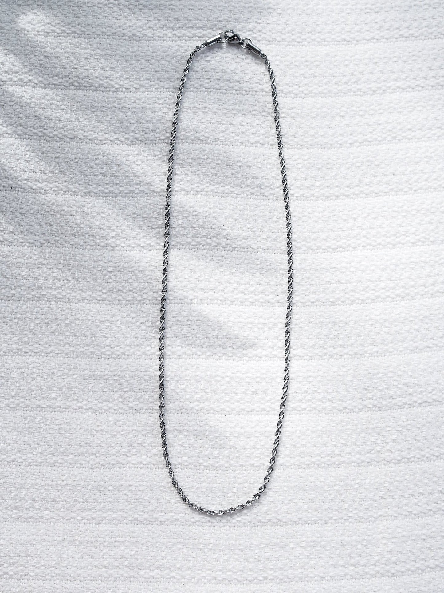 Stainless Steel Necklace - Unisex Men's Stainless Steel Rope Chain - Kapena - ke aloha jewelry