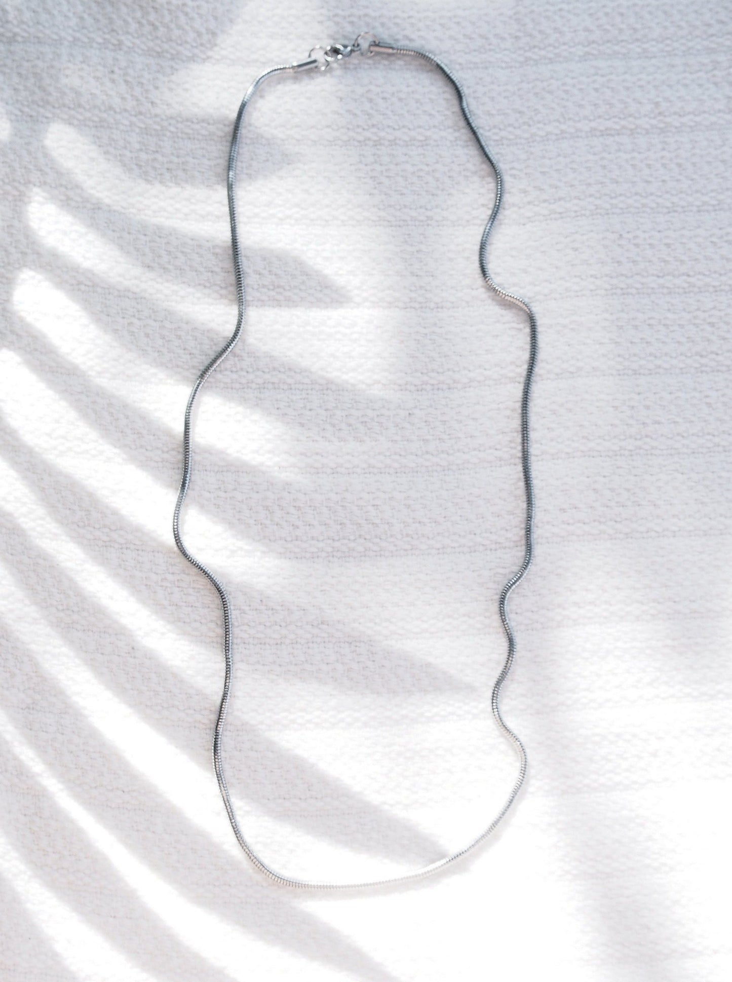 Stainless Steel Necklace - Unisex Men's Stainless Steel Snake Chain - Likeke - ke aloha jewelry