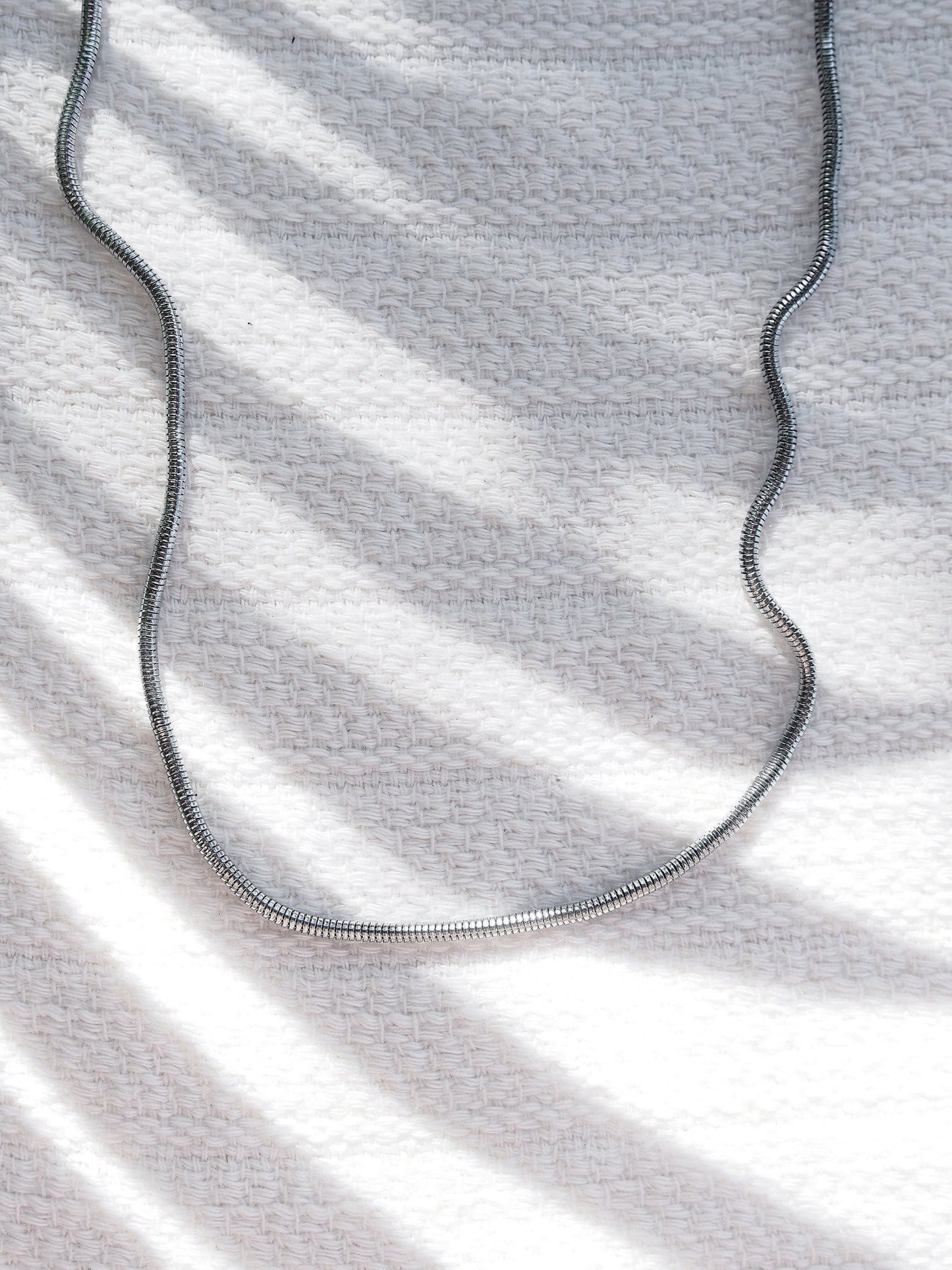 Stainless Steel Necklace - Unisex Men's Stainless Steel Snake Chain - Likeke - ke aloha jewelry