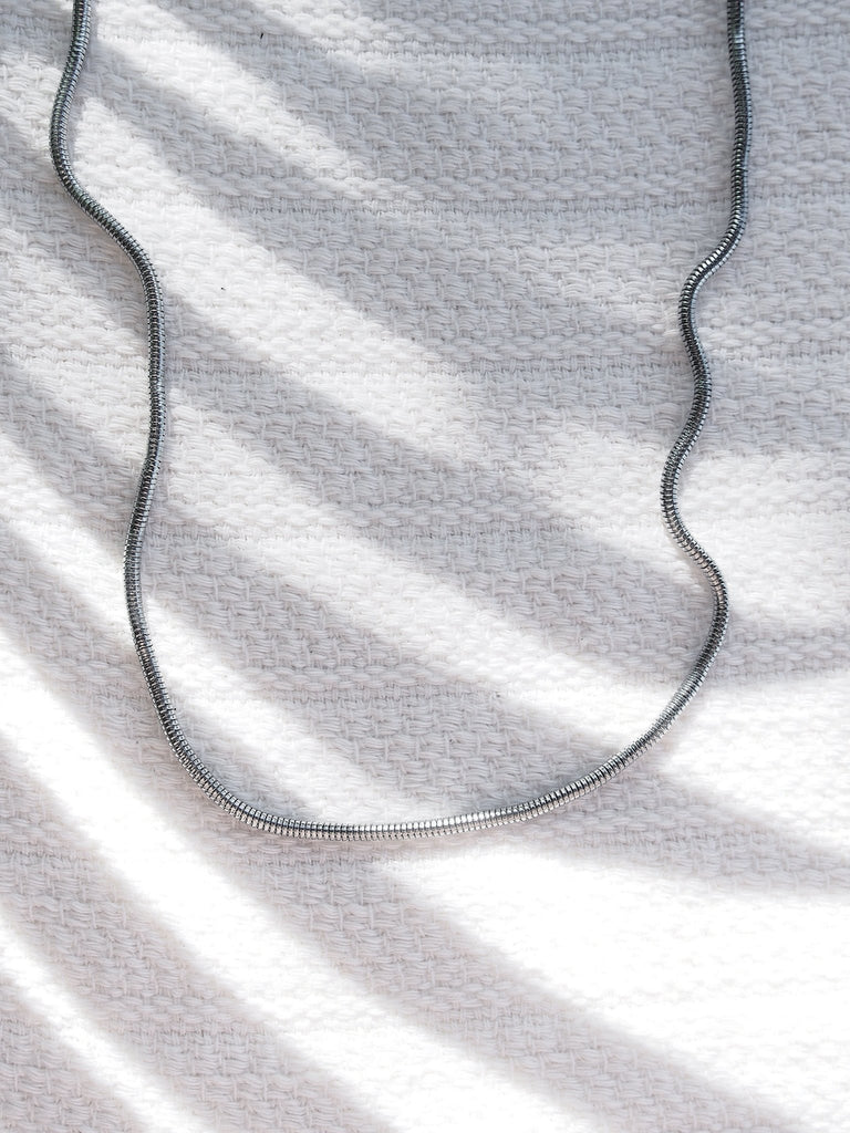 Stainless Steel Necklace - Unisex Men's Stainless Steel Snake Chain - Likeke - ke aloha jewelry