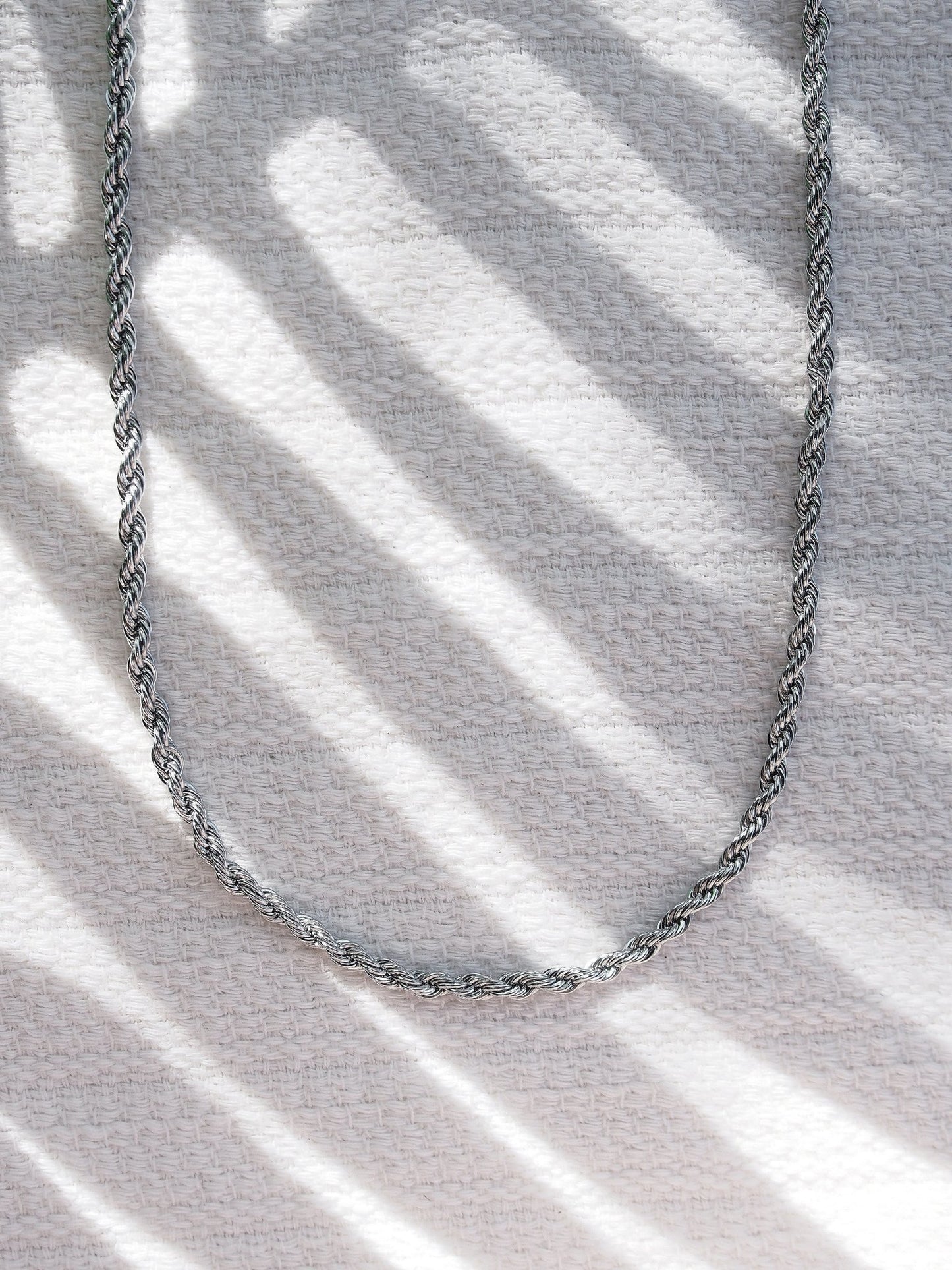 Stainless Steel Necklace - Unisex Men's Thick Stainless Steel Rope Chain - Kaikane - ke aloha jewelry