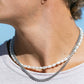 Necklace - Unisex Men's White Pearl Necklace - Makoa - ke aloha jewelry