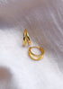 Earrings - Vermeil Double Hoop Earring - Alana - ke aloha jewelry