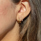 Earrings - Vermeil Double Hoop Earring - Alana - ke aloha jewelry