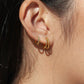 Earrings - Vermeil Double Hoop Earring - Alana - ke aloha jewelry