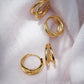Earrings - Vermeil Double Hoop Earring - Alana - ke aloha jewelry