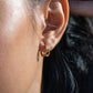 Earrings - Vermeil Double Hoop Earring - Alana - ke aloha jewelry