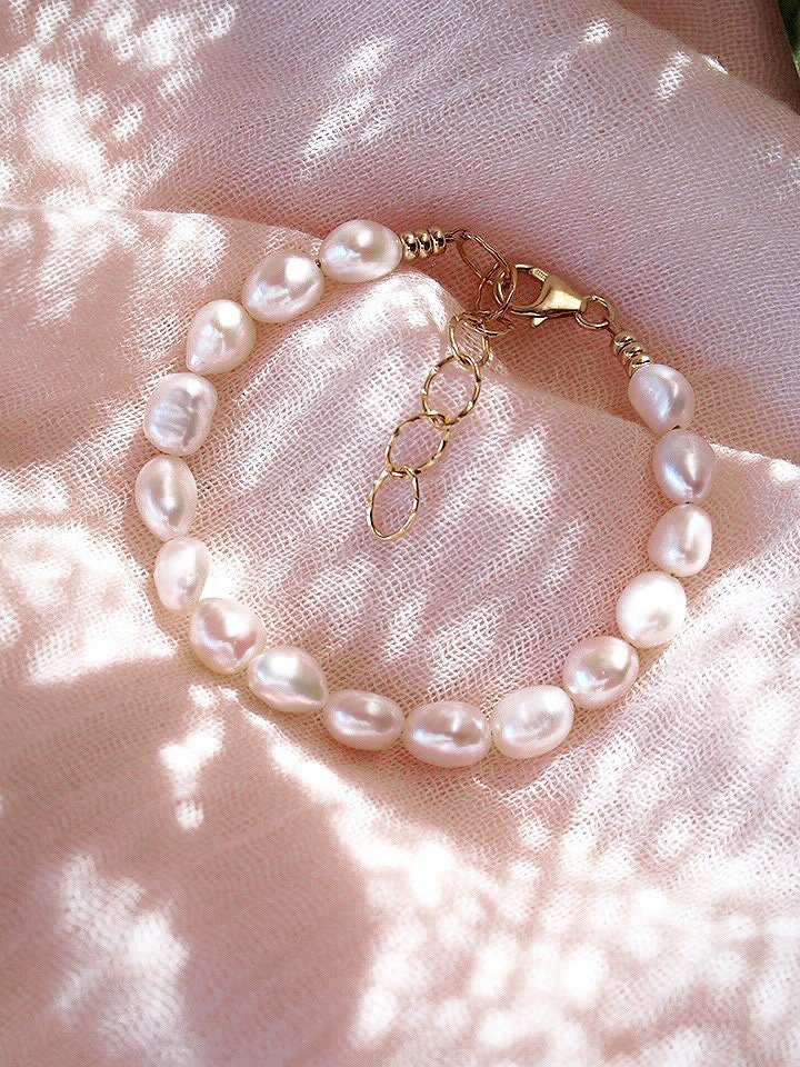 - White Pearl Bracelet - Ala - ke aloha jewelry