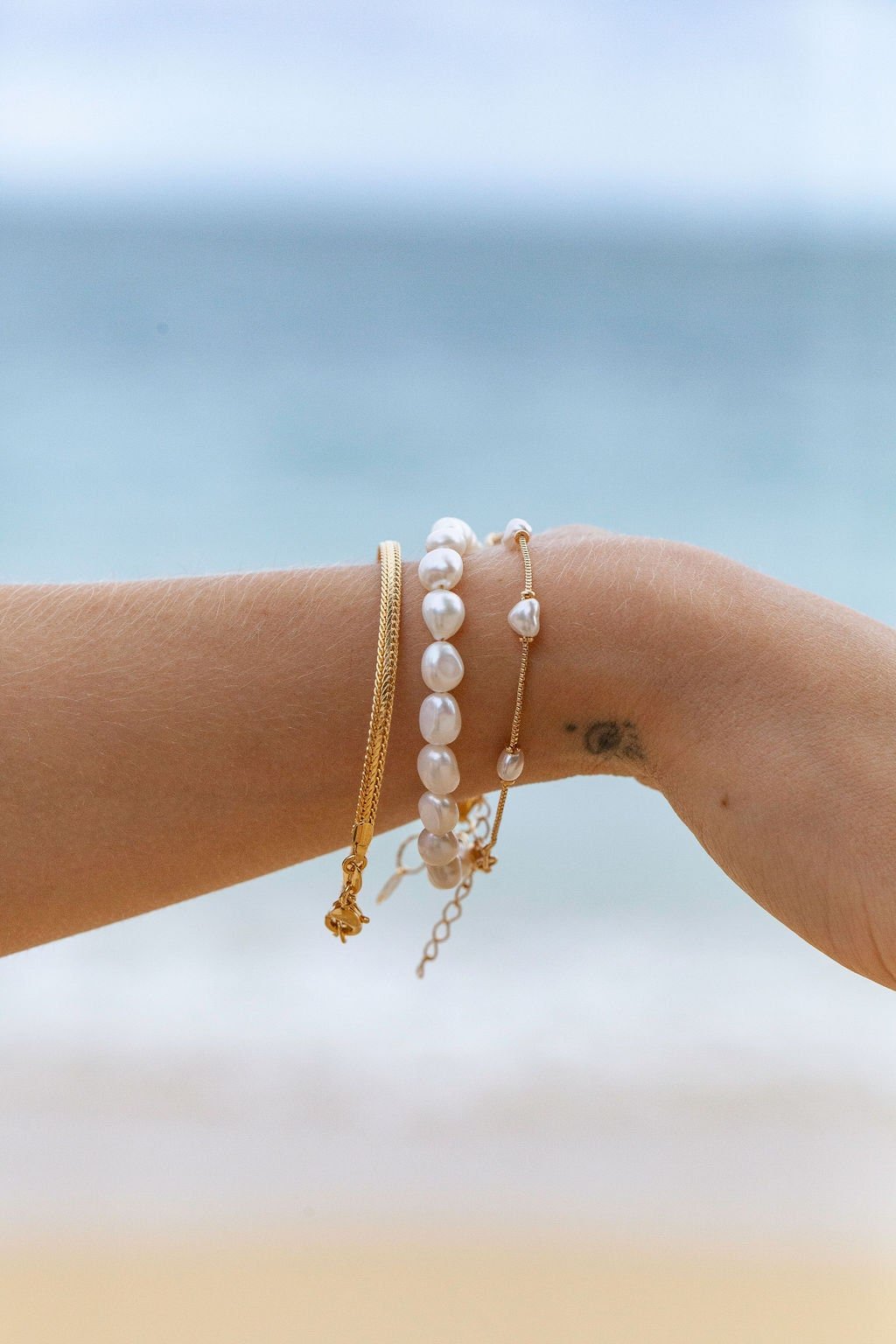 - White Pearl Bracelet - Ala - ke aloha jewelry