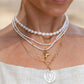 - White Pearl Choker Necklace - Ala - ke aloha jewelry