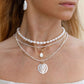 - White Pearl Choker Necklace - Ala - ke aloha jewelry
