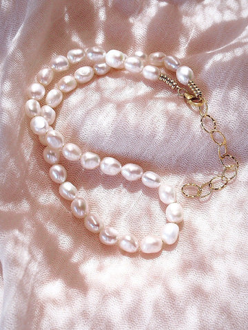 - White Pearl Choker Necklace - Ala - ke aloha jewelry